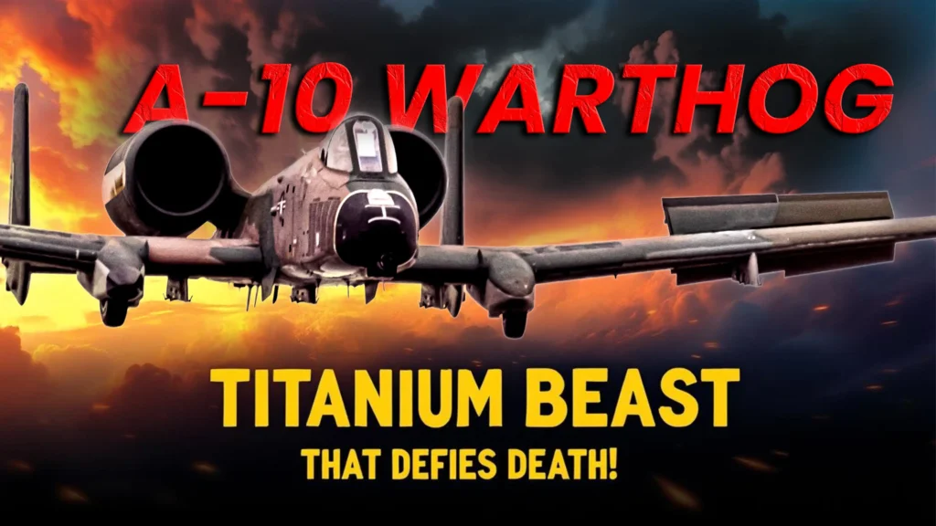 A-10 against a stylized sky